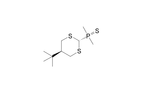 trans-5-tert-Butyl-2-[dimethyl(thiophosphinoyl)]-1,3-dithiane