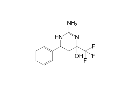2-Amino-1,4,5,6-tetrahydro-4-hydroxy-4-trifluoromethyl-6-phenylpyrimidine