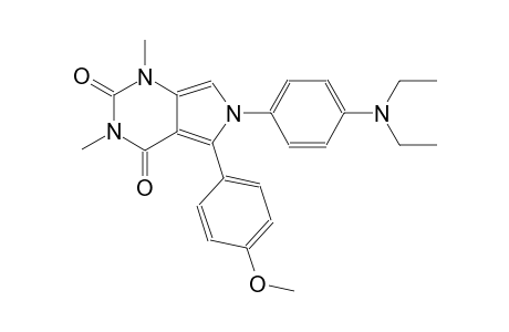 6-[4-(diethylamino)phenyl]-5-(4-methoxyphenyl)-1,3-dimethyl-1H-pyrrolo[3,4-d]pyrimidine-2,4(3H,6H)-dione