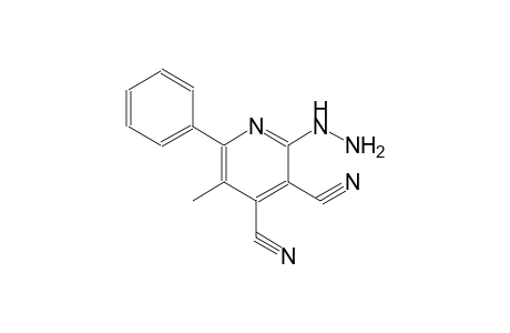 3,4-pyridinedicarbonitrile, 2-hydrazino-5-methyl-6-phenyl-