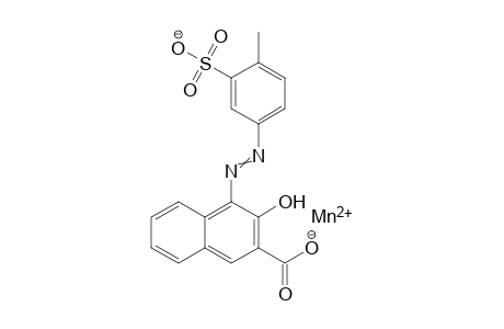 2-Naphthalenecarboxylic acid, 3-hydroxy-4-[(4-methyl-3-sulfophenyl)azo]-, manganese(2+) salt (1:1)