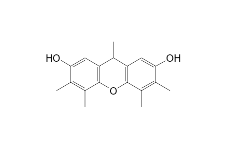 3,4,5,6,9-Pentamethyl-9H-xanthene-2,7-diol