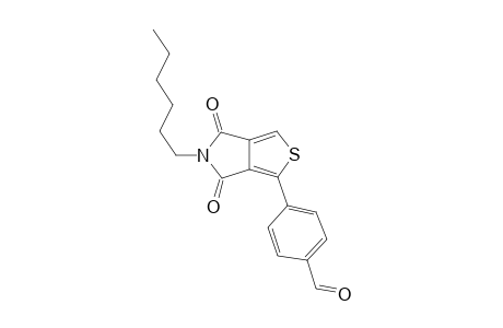 4-(5-hexyl-4,6-dioxo-5,6-dihydro-4H-thieno[3,4-c]pyrrol-1-yl)benzaldehyde