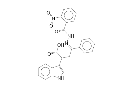 (4Z)-2-(1H-indol-3-yl)-4-[(2-nitrobenzoyl)hydrazinylidene]-4-phenylbutanoic acid