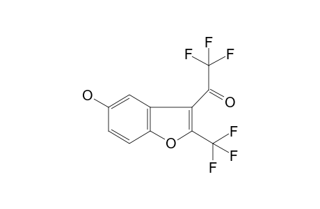 2,2,2-trifluoro-1-[5-hydroxy-2-(trifluoromethyl)-1-benzofuran-3-yl]ethanone