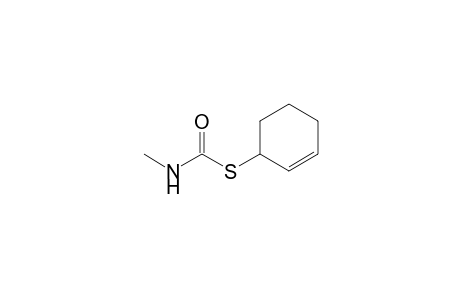 N-methylcarbamothioic acid S-(1-cyclohex-2-enyl) ester
