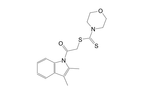 2-(2,3-dimethyl-1H-indol-1-yl)-2-oxoethyl 4-morpholinecarbodithioate