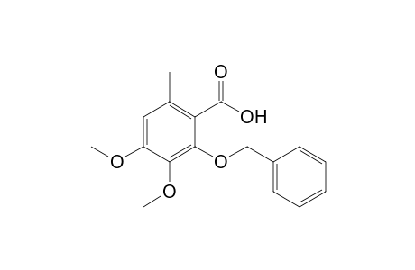 2-Benzyloxy-3,4-dimethoxy-6-methylbenzoic acid