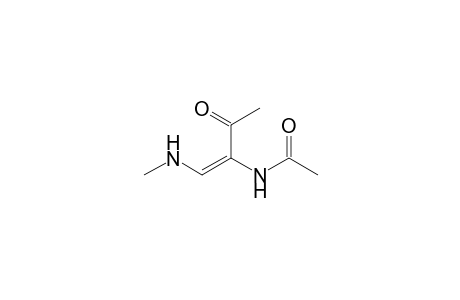 Acetamide, N-[1-[(methylamino)methylene]-2-oxopropyl]-