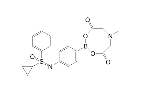 N-(Phenyl MIDA boronate-4-yl)-S-cyclopropyl-S-phenylsulfoximine