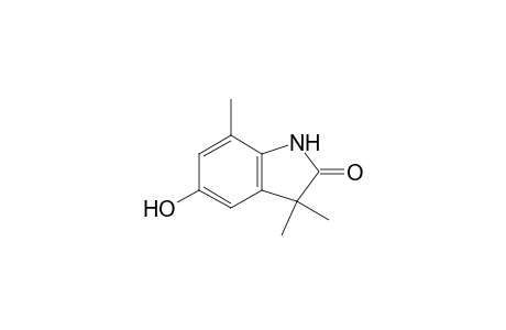 3,3,7-trimethyl-5-oxidanyl-1H-indol-2-one