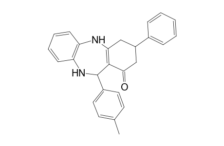 11-(4-Methylphenyl)-3-phenyl-2,3,4,5,10,11-hexahydro-1H-dibenzo[b,E][1,4]diazepin-1-one