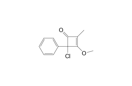 4-Chloro-3-methoxy-2-methyl-4-phenyl-2-cyclobuten-1-one