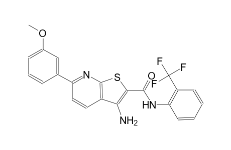3-amino-6-(3-methoxyphenyl)-N-[2-(trifluoromethyl)phenyl]thieno[2,3-b]pyridine-2-carboxamide