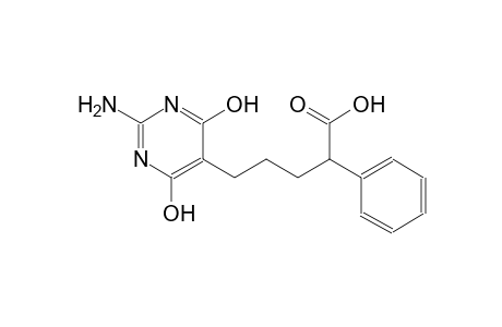 5-(2-amino-4,6-dihydroxy-5-pyrimidinyl)-2-phenylpentanoic acid