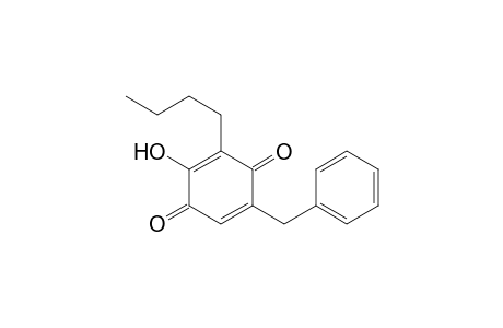 3-n-butyl-2-hydroxy-5-(phenylmethyl)cyclohexa-2,5-diene-1,4-dione