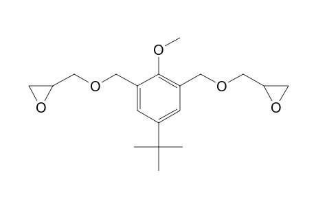 1-Tert-butyl-3,5-bis-(epoxypropyloxymethylene)-4-methoxybenzene