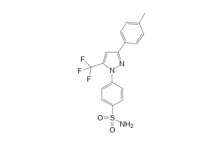 4-(3-(p-tolyl)-5-(trifluoromethyl)-1H-pyrazol-1-yl)benzenesulfonamide