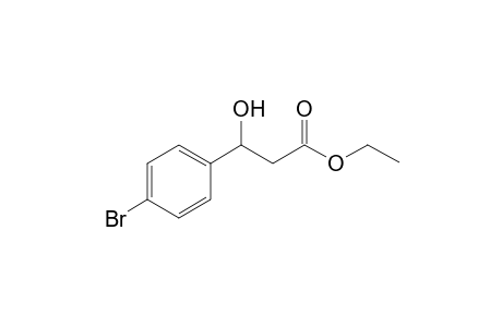 Ethyl 3-hydroxy-3-(4-bromophenyl)-propanoate