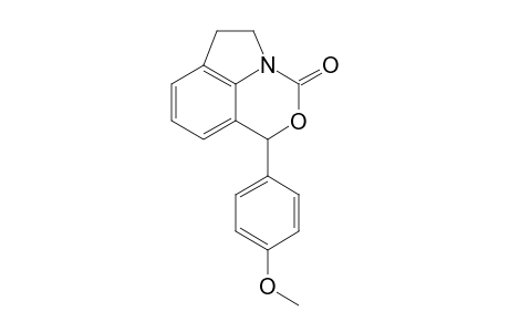 5,6-Dihydro-1-(p-methoxyphenyl)-1H,3H-pyrrolo[3,2,1-ij]-3,1-benzoxazin-3-one