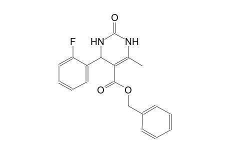 5-pyrimidinecarboxylic acid, 4-(2-fluorophenyl)-1,2,3,4-tetrahydro-6-methyl-2-oxo-, phenylmethyl ester