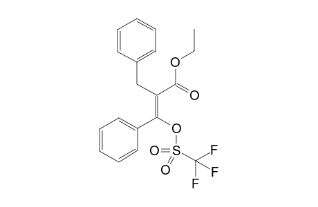 Ethyl (2Z)-2-Benzyl-3-phenyl-3-{[(trifluoromethyl)sulfonyl]-oxy}prop-2-enoate