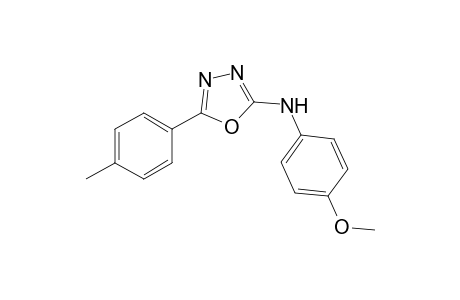 N-(4-Methoxyphenyl)-5-(4-methylphenyl)-1,3,4-oxadiazol-2-amine