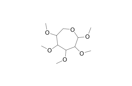Galactoseptanoside, methyl 2,3,4,5-tetra-O-methyl-, .alpha.-D-