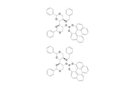 1,3:4,6-DI-O-BENZYLIDENE-2-O-BENZYL-3-O-[(R)-2,2'-O,O-(1,1'-BINAPHTHYL)-DIOXOPHOSPHITE]-D-MANNITOL