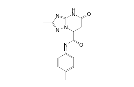 2-methyl-N-(4-methylphenyl)-5-oxo-4,5,6,7-tetrahydro[1,2,4]triazolo[1,5-a]pyrimidine-7-carboxamide