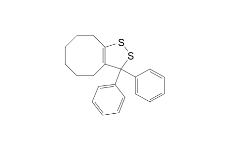 4,5,6,7,8,9-Hexahydro-3,3-diphenyl-3H-cycloocta[d]-1,2-dithiole