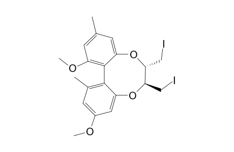 6,7-bis[Iodomethyl]-1,10-dimethoxy-3,12-dimethyl-6,7-dihydrodibenzo[e,g]-[1,4]dioxocin