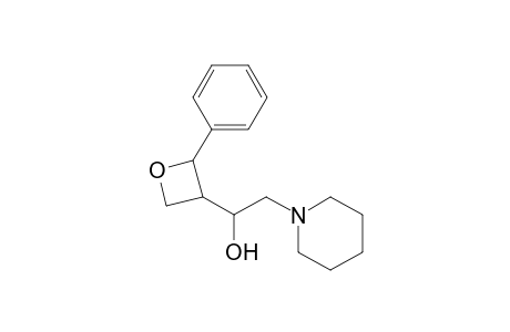 3-[(1-Hydroxy-2-piperidino)ethyl]-2-phenyloxetane