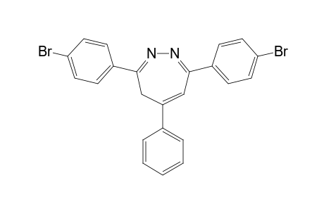 4H-1,2-Diazepine, 3,7-bis(p-bromophenyl)-5-phenyl-
