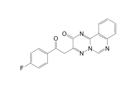 3-[2-(4-Fluorophenyl)-2-oxoethyl]-2H-[1,2,4]triazino-[2,3-c]quinazolin-2-one