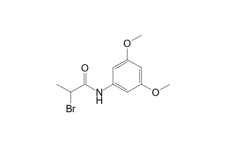 2-Bromanyl-N-(3,5-dimethoxyphenyl)propanamide