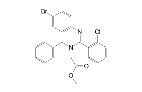 methyl (6-bromo-2-(2-chlorophenyl)-4-phenyl-3(4H)-quinazolinyl)acetate