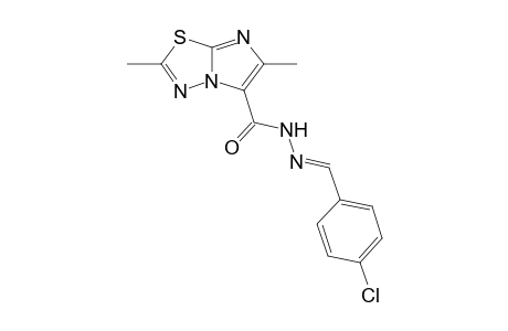 2,6-Dimethyl-N'-4-chlorophenylmethylidene-imidazo[2,1-b][1,3,4]thiadiazole-5-carbohydrazide