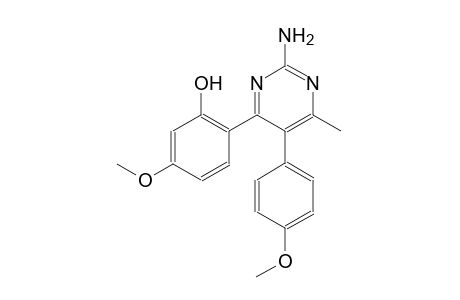 phenol, 2-[2-amino-5-(4-methoxyphenyl)-6-methyl-4-pyrimidinyl]-5-methoxy-
