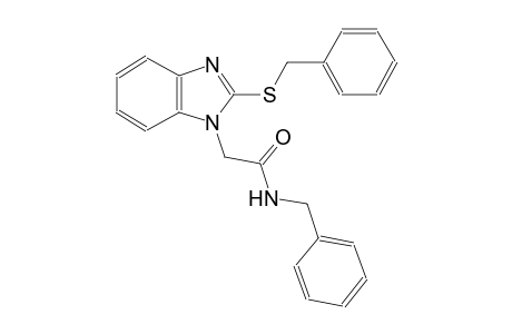 N-benzyl-2-[2-(benzylsulfanyl)-1H-benzimidazol-1-yl]acetamide