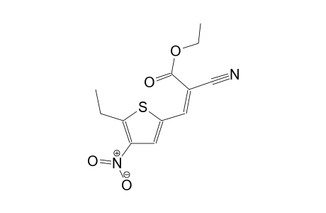 ethyl (2Z)-2-cyano-3-(5-ethyl-4-nitro-2-thienyl)-2-propenoate