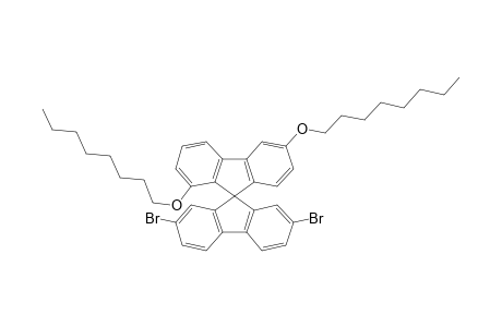 1',6'-Bis(octyloxy)-2,7-dibromo-9,9'-spirobisfluorene