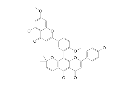 Pyrano-amentoflavone - 7,4'-Dimethyl Ether