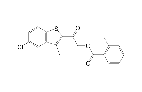 5-chloro-3-methylbenzo[b]thien-2-yl hydroxymethyl ketone, o-toluate
