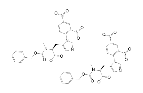 N-CARBONYLBENZYLOXY-N-METHYL-(2,4-DINITROPHENYL)-L-HISTIDINE