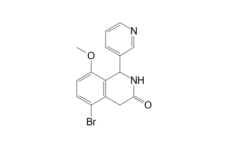 5-bromanyl-8-methoxy-1-pyridin-3-yl-2,4-dihydro-1H-isoquinolin-3-one