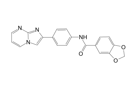 1,3-Benzodioxole-5-carboxamide, N-(4-imidazo[1,2-a]pyrimidin-2-ylphenyl)-