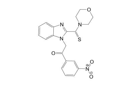 1-[2-(3-Nitrophenyl)-2-oxoethyl]-2-[(morpholine-4-yl)-thioxomethyl]benzimidazole