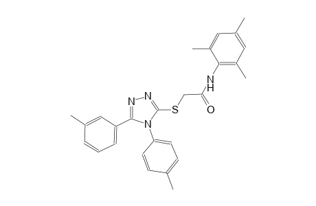N-mesityl-2-{[5-(3-methylphenyl)-4-(4-methylphenyl)-4H-1,2,4-triazol-3-yl]sulfanyl}acetamide