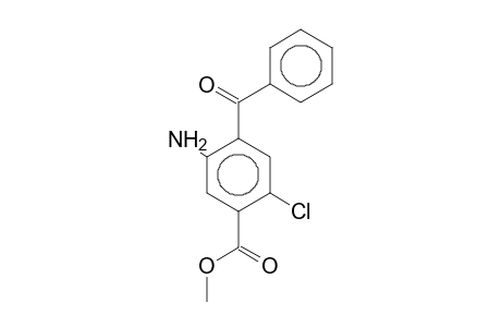 Benzoic acid, 5-amino-4-benzoyl-2-chloro-, methyl ester